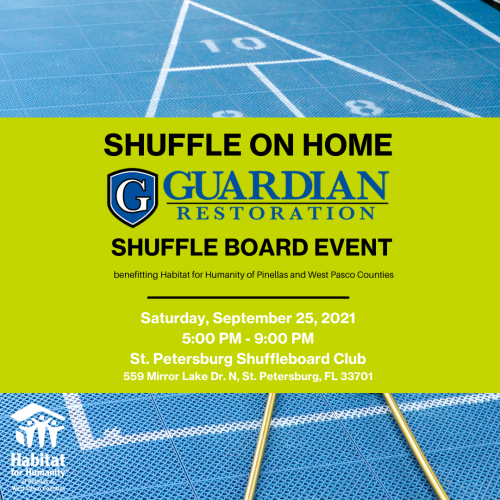 Guardian Restoration hosts Shuffleboard Event to benefit Habitat for Humanity of Pinellas and West Pasco Counties