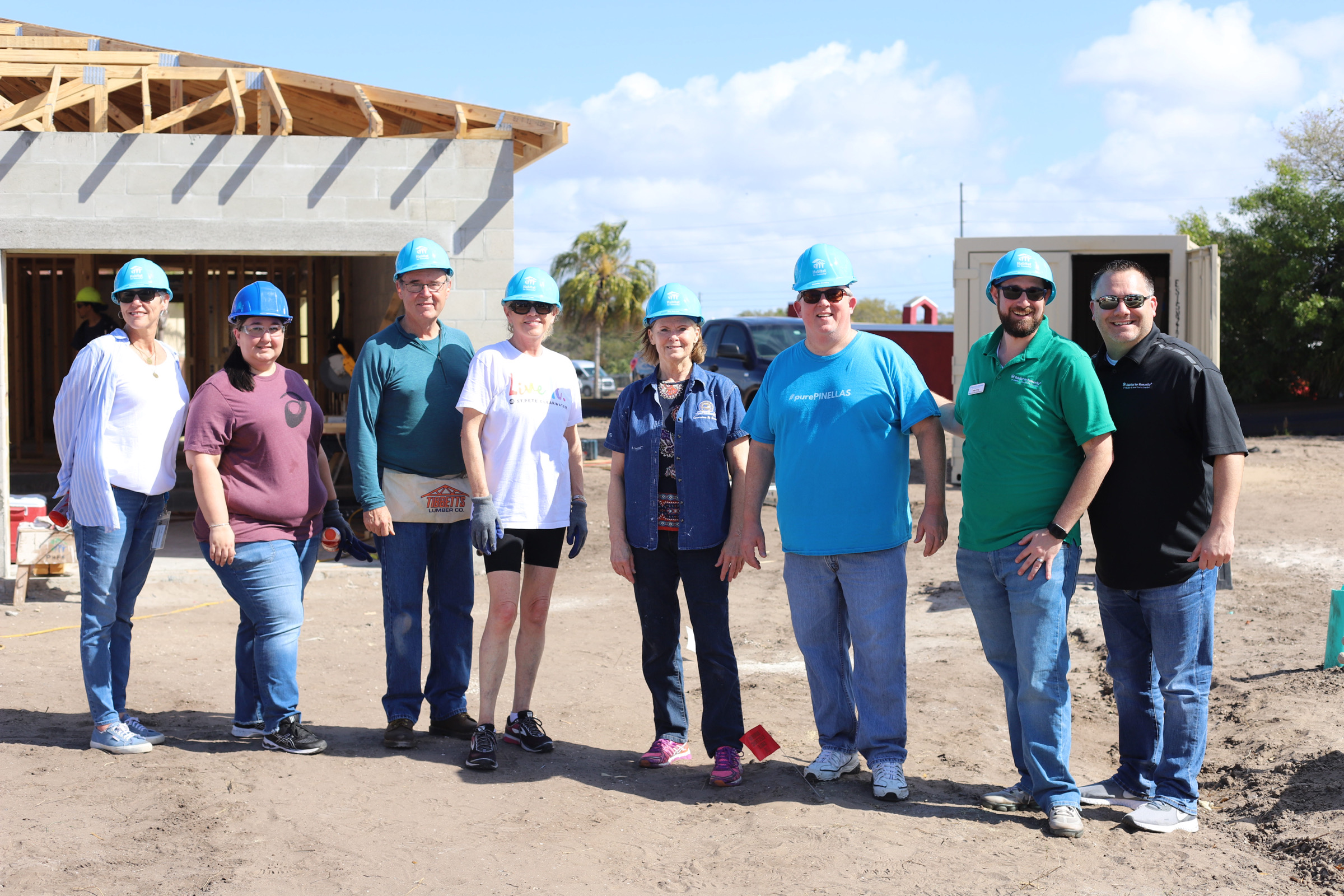Pinellas Board of County Commissioners Join Together on Habitat Build Site