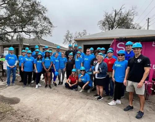 Pinellas County elected officials participate in Habitat for Humanity build day