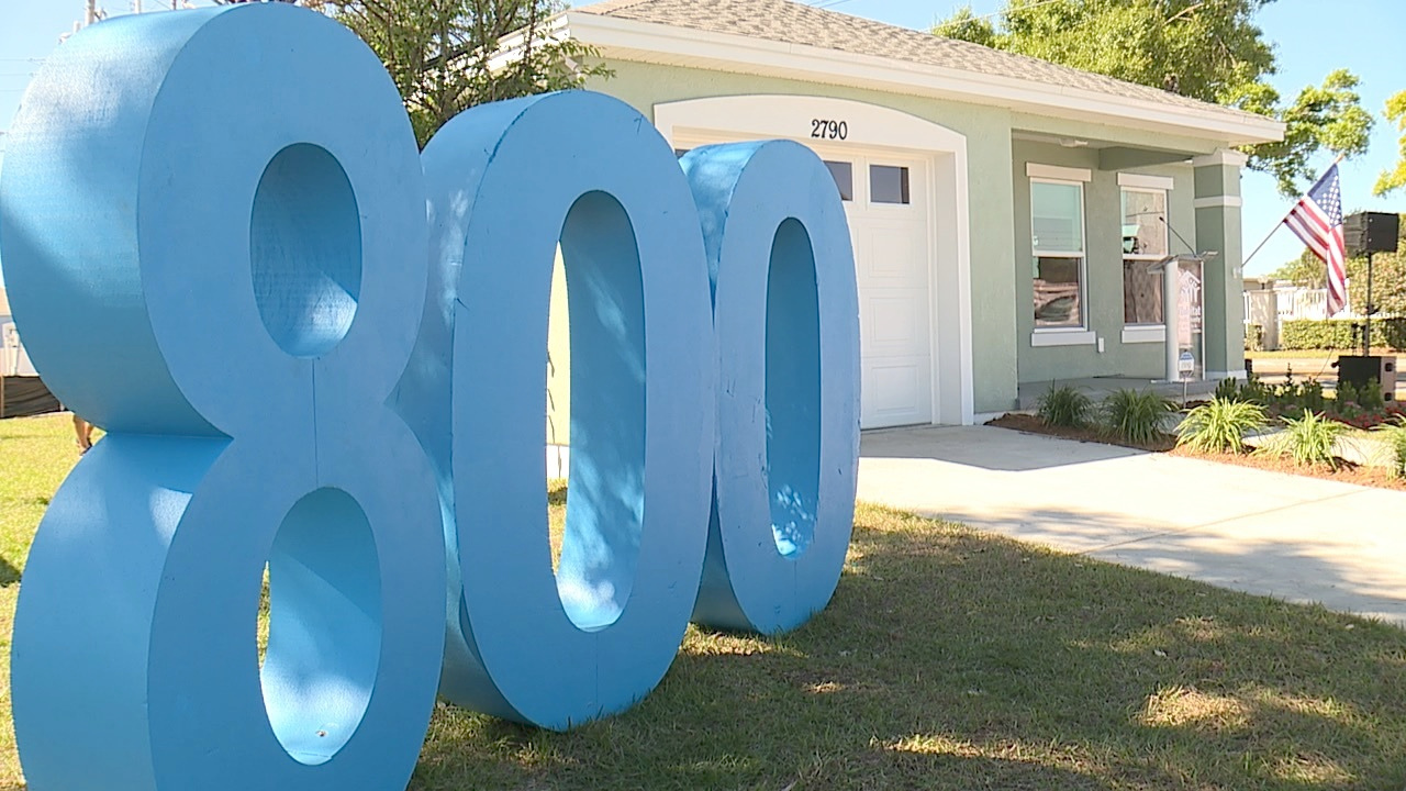 Habitat for Humanity of Pinellas and West Pasco Counties marks milestone with 800th home build