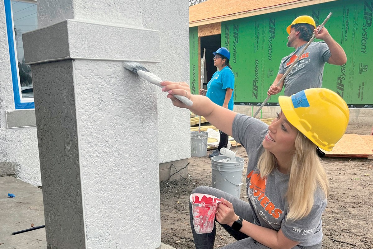 Volunteers help build nearly 80 homes this year for Habitat for Humanity