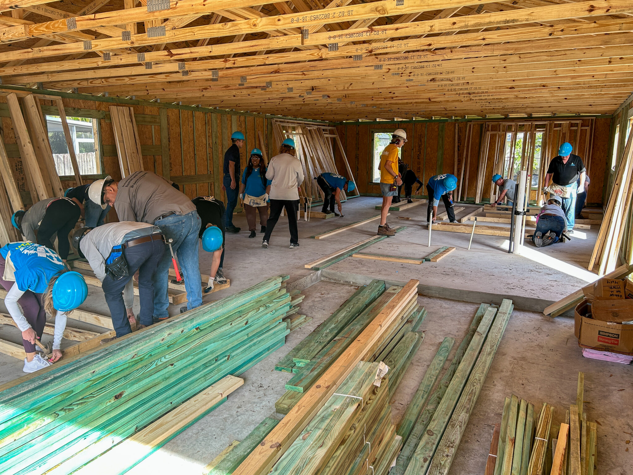 CEOs help build Habitat home for St. Pete family