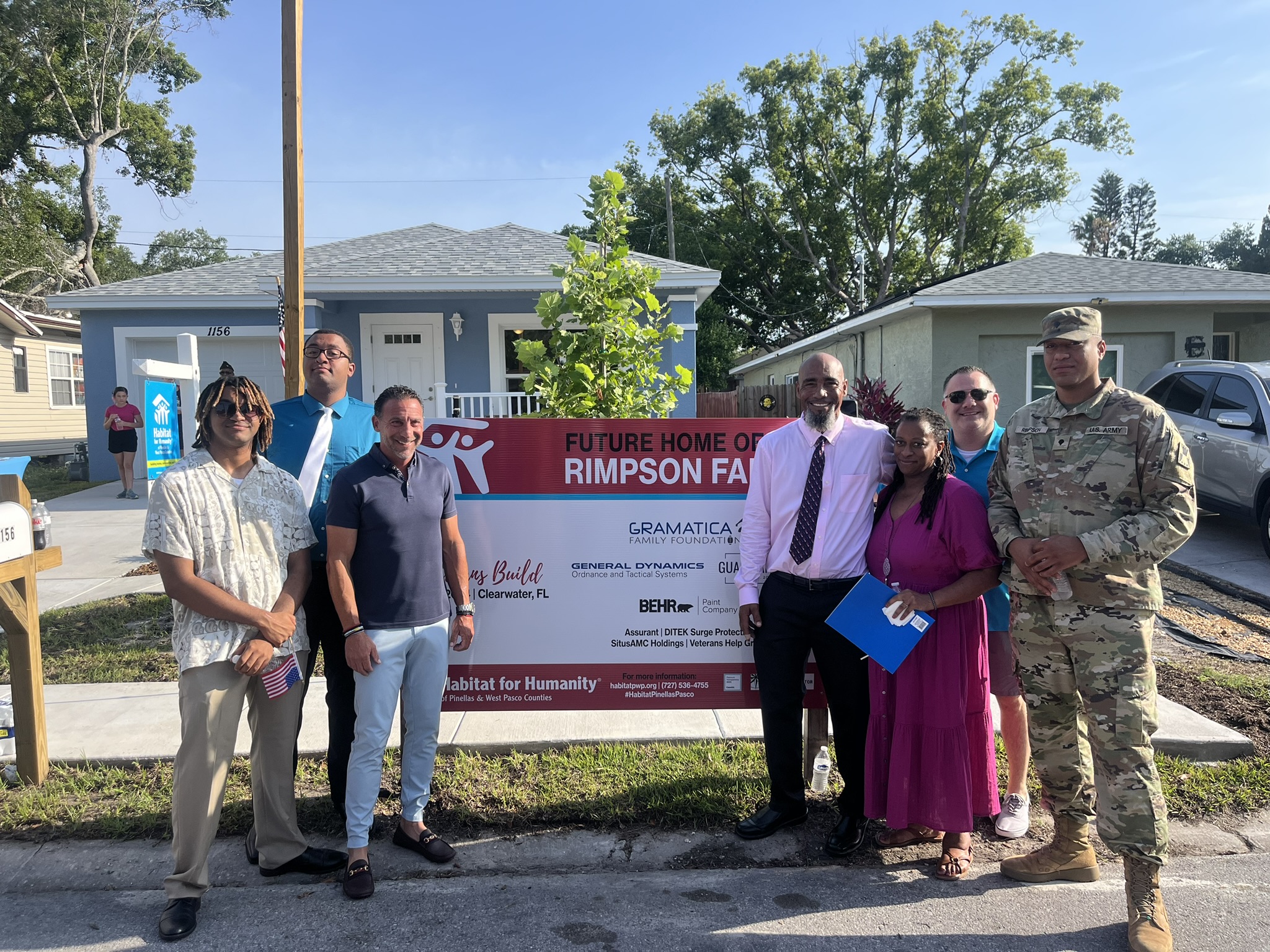 Habitat hands veteran keys to new Clearwater home on Armed Forces Day